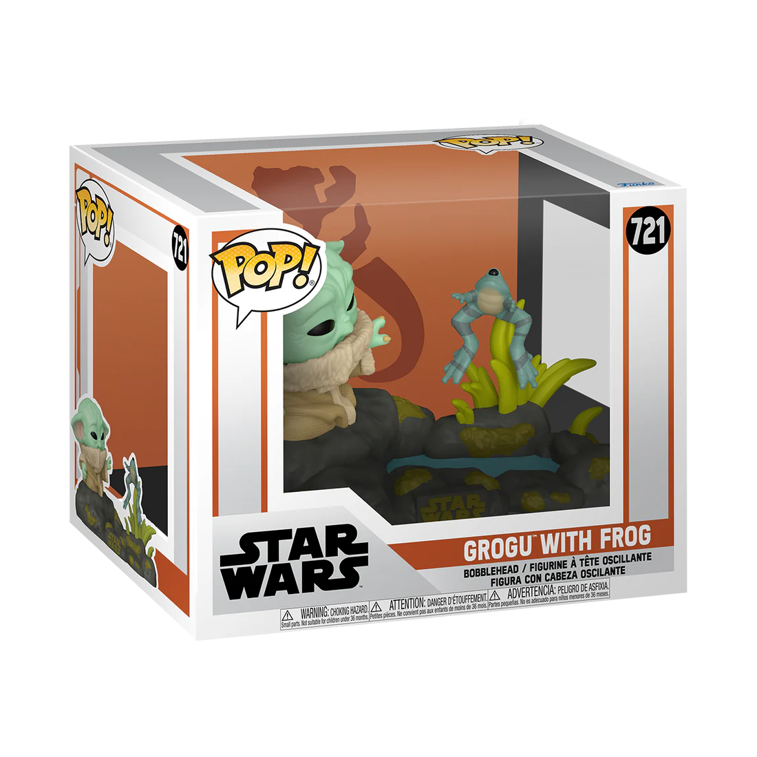 Funko POP Star Wars: The Mandalorian - Grogu with Frog 721 – Bild 3