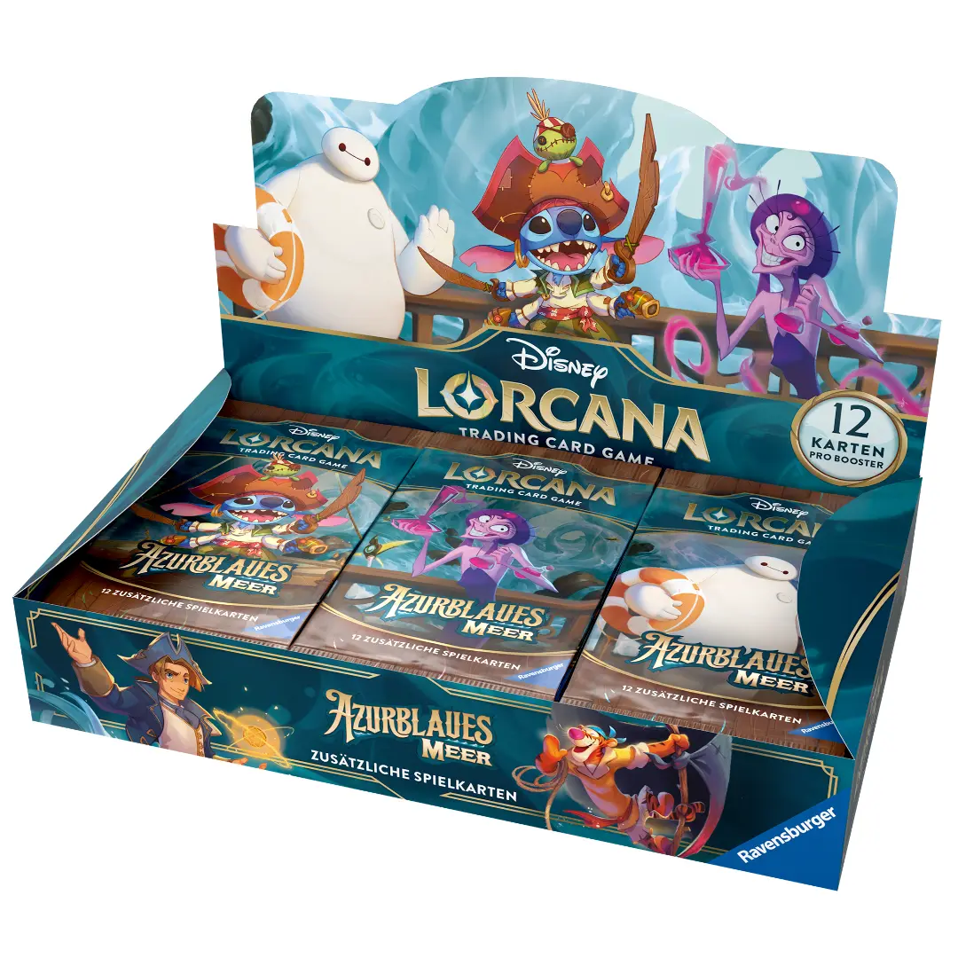 Disney Lorcana TCG: Azurblaues Meer Display (24) *Deutsche Edition*