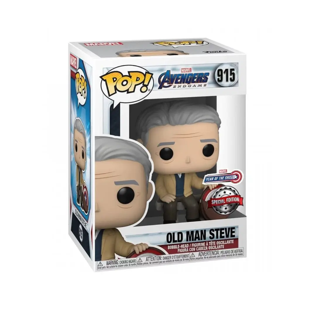 Funko POP Marvel Avengers End Game Old Man Steve 915