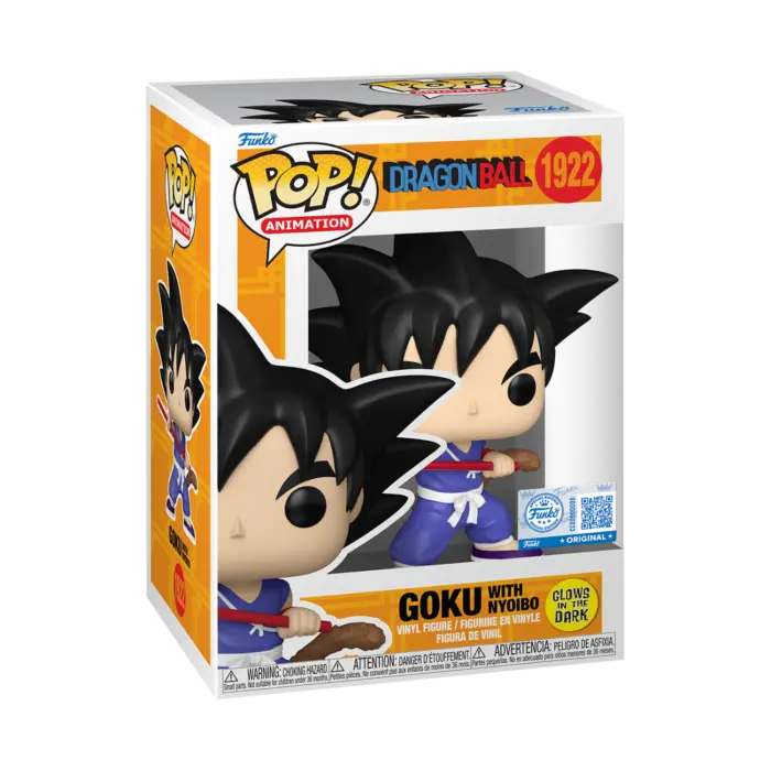 Funko POP! Dragon Ball - Goku w/Nyoibo 1922 Special Edition GITD – Bild 3