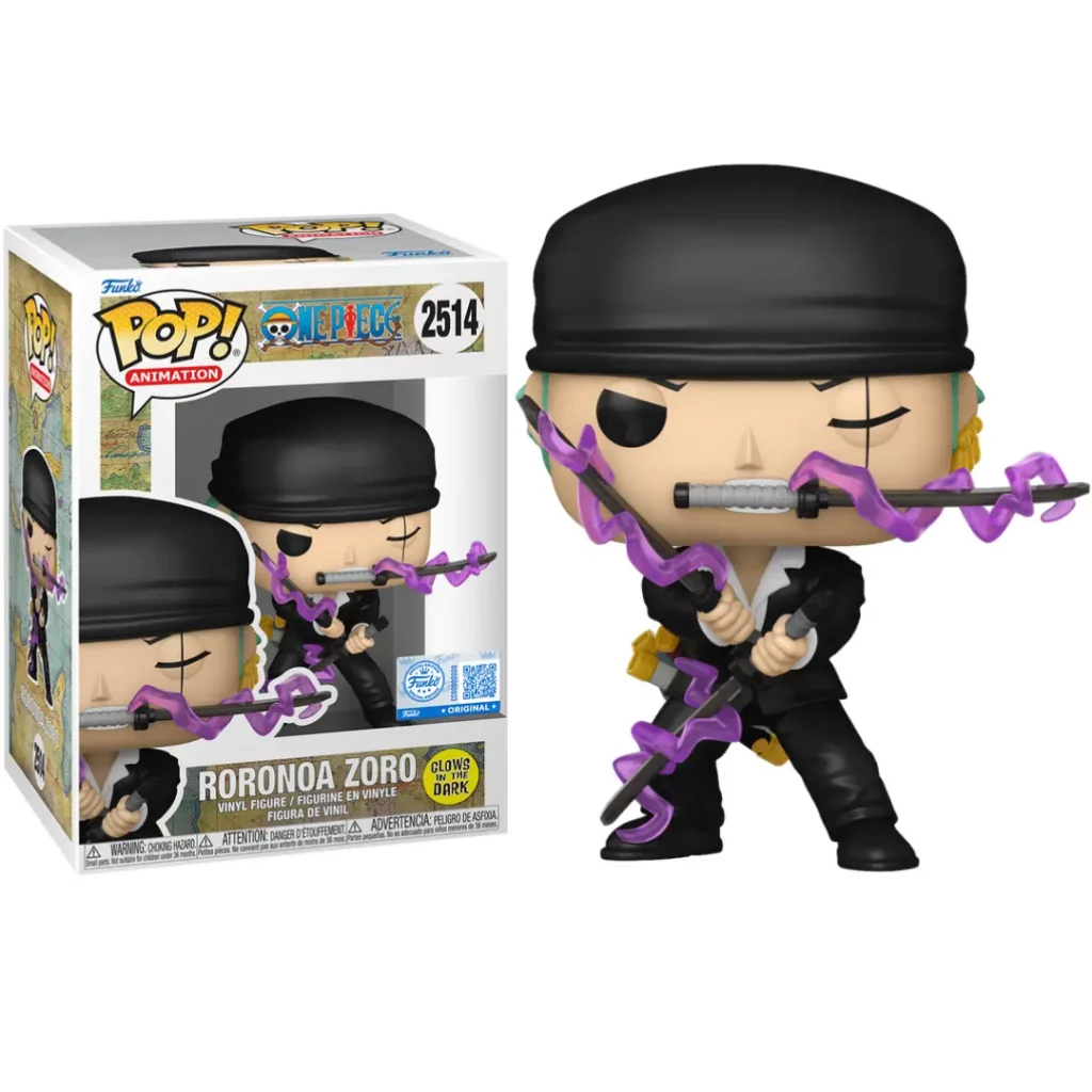 Funko POP! One Piece - Roronoa Zoro (Dressrosa Arc) 2513 GITD Special Edition