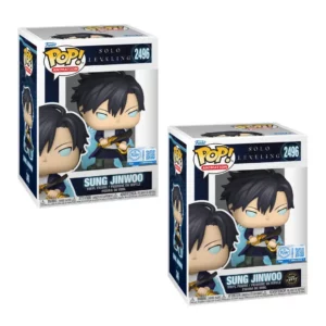 Funko POP! Solo Leveling - Sung Jinwoo 2496 Special Edition Chase Bundle